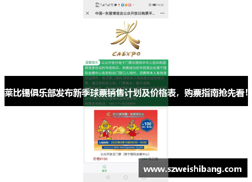 莱比锡俱乐部发布新季球票销售计划及价格表，购票指南抢先看！